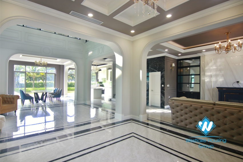 Brand new villa for rent in Vinhome Harmony.